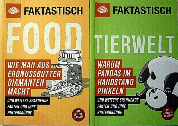 Bücherset: 2 Bücher Faktastisch: Food - Wie man aus Erdnussbutter Diamanten macht